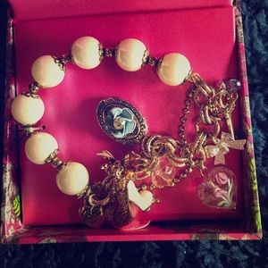 Brand new charmed bracelet from Betsey Johnson